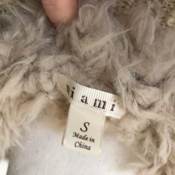 Fur Lined Tweed Sweater Vest - Picture 6 of 6